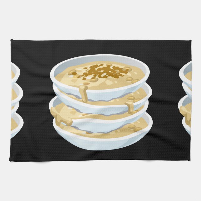 Glitch Food applejack Tea Towel (Horizontal)