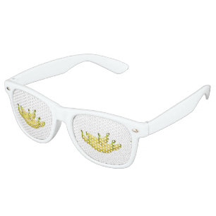Glitch Food banana Retro Sunglasses