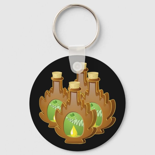 Glitch Food birch syrup Key Ring (Front)