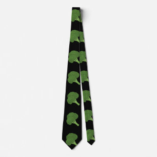 Glitch Food broccoli Tie