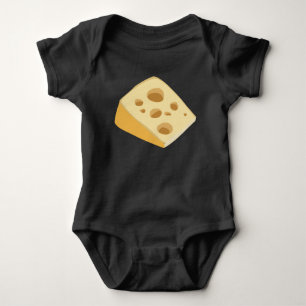 Glitch Food cheese stinky Baby Bodysuit