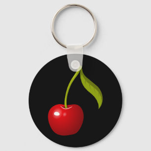 Glitch Food cherry Key Ring
