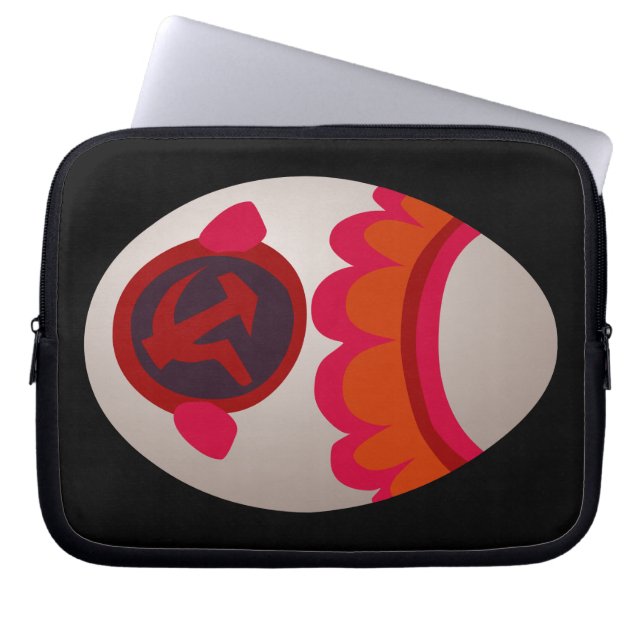 Glitch Food egg soviet Laptop Sleeve (Front)
