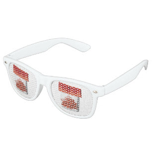 Glitch Food naraka flame rub Retro Sunglasses