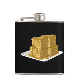 Glitch Food oaty cake Hip Flask