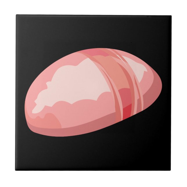 Glitch Food oysters mountain Tile (Front)