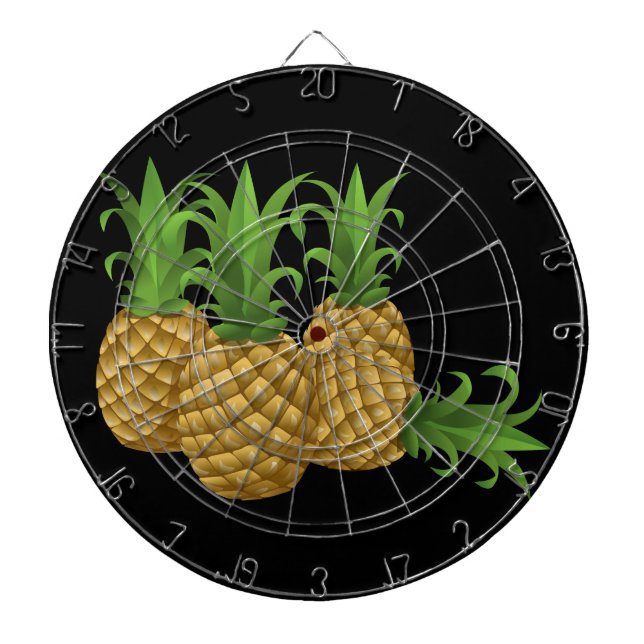 Glitch Food pineapple Dartboard (Front)