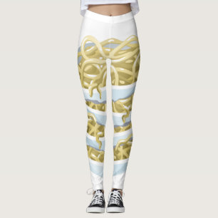 Glitch Food plain noodles Leggings