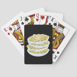 Glitch Food plain noodles Playing Cards