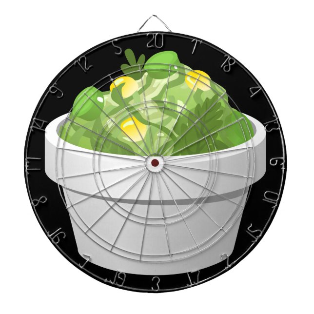 Glitch Food simple slaw Dartboard (Front)