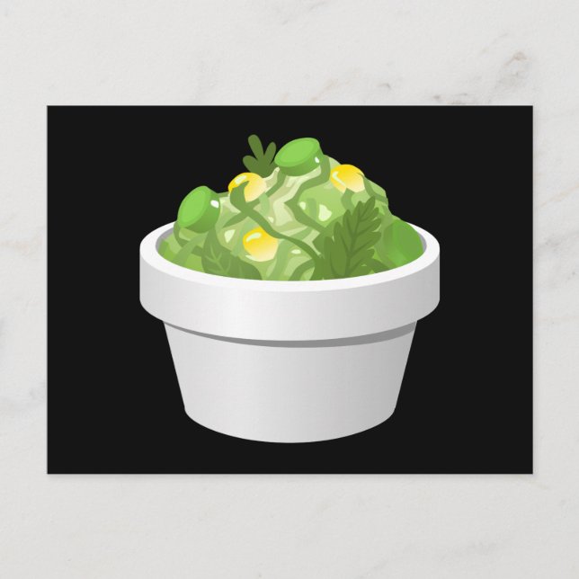 Glitch Food simple slaw Postcard (Front)
