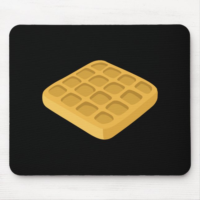Glitch Food waffles Mouse Pad (Front)