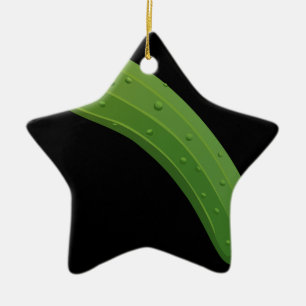 Glitch Food zucchini Ceramic Tree Decoration