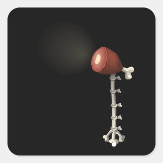 Glitch furniture floorlamp meat drumstick floor la square sticker
