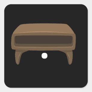 Glitch furniture sidetable danish modern side tabl square sticker