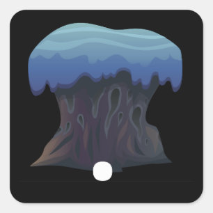 Glitch furniture sidetable uralia pedestal square sticker