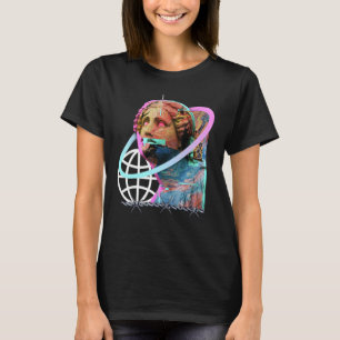 Glitch Greek Statue Retrowave Synthwave Vaporwave T-Shirt