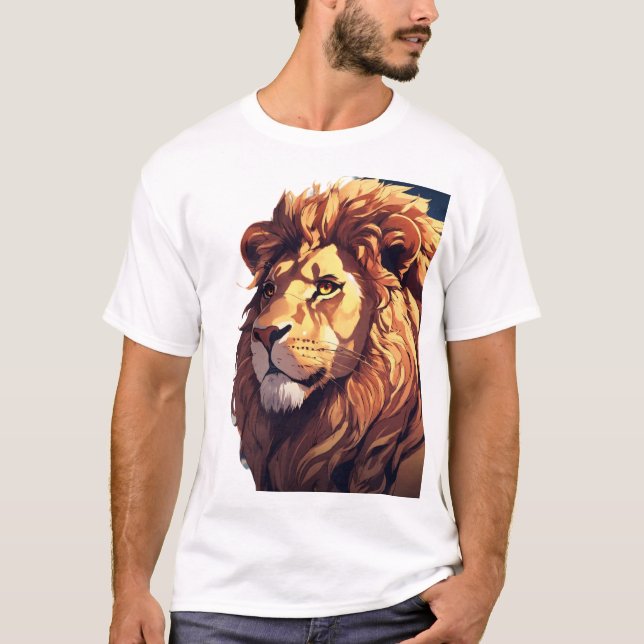 Glitch Lion T-Shirt (Front)