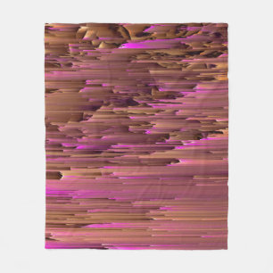 glitch Texture Overlays TV Vintage Frame Filmsback Fleece Blanket