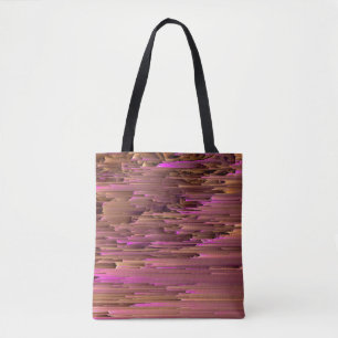 glitch Texture Overlays TV Vintage Frame Filmsback Tote Bag