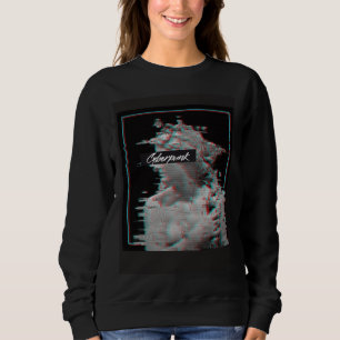 Glitch Vaporwave Cyberpunks Japan Streetwear 80s 9 Sweatshirt