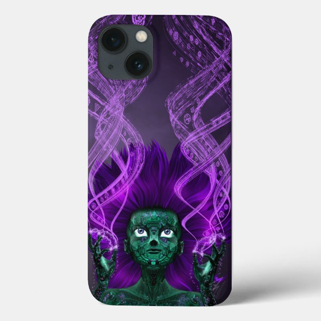 Glitch Witch Purple iPhone 6/6S Case (Back)