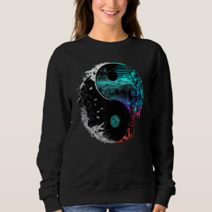 Glitch Yin Yang Sweatshirt