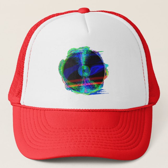 Glitched Record Hat (Front)