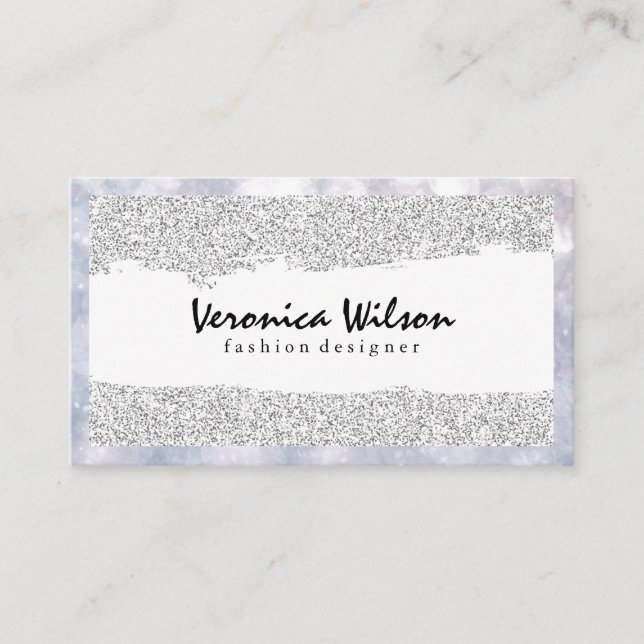 Glitter and Boke Business Card (Front)