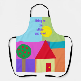 Glitter and Glue Crafting Apron