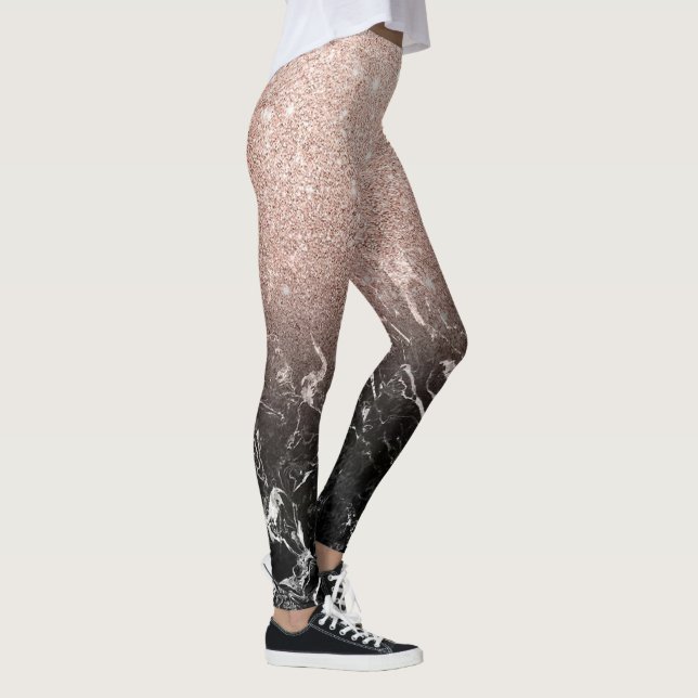 Glitter and Marble Leggings (Right)