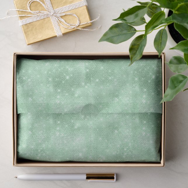 Glitter and Shine Green ID671 Tissue Paper (Gift)