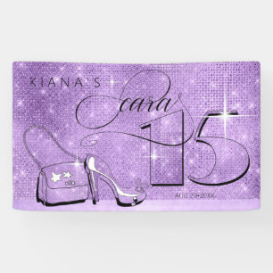 Glitter and Shine Quinceanera Violet Hor ID701 Banner
