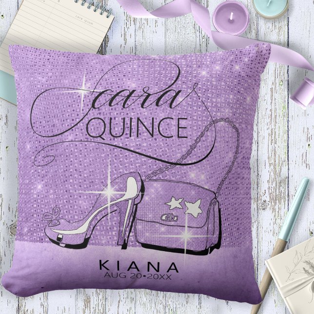 Glitter and Shine Quinceanera Violet ID701 Cushion (Creator Uploaded)