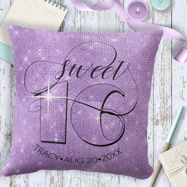 Glitter and Shine Sweet 16 Violet ID675 Cushion (Creator Uploaded)