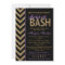 Glitter Bachelorette Bash Party Invitation PURPLE