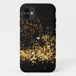 glitter black gold marble Case-Mate Tough Apple iPhone Case