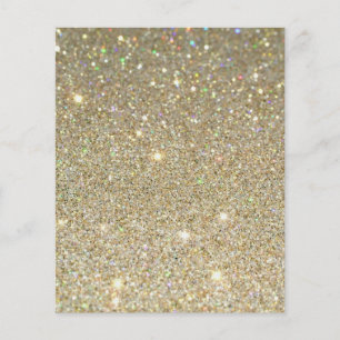 Glitter blank flyer
