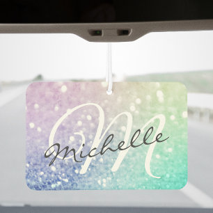 Glitter Bokeh Glamourous Elegant Car Air Freshener