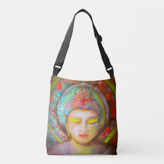 Glitter Buddha Crossbody Bag (Front)