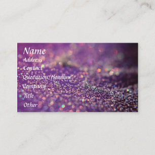 Glitter Business Card