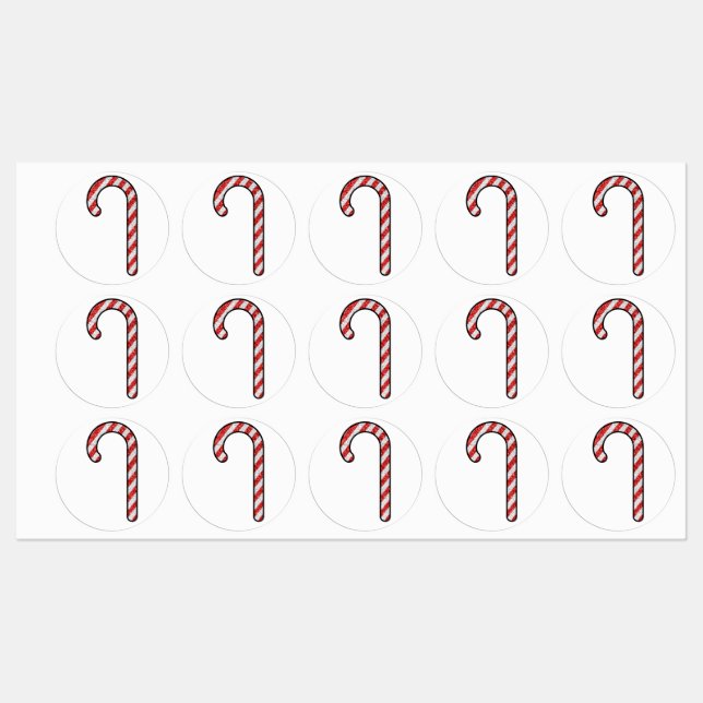Glitter Candy Cane (Sheet)