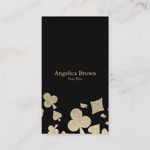 Glitter Casino Business Card