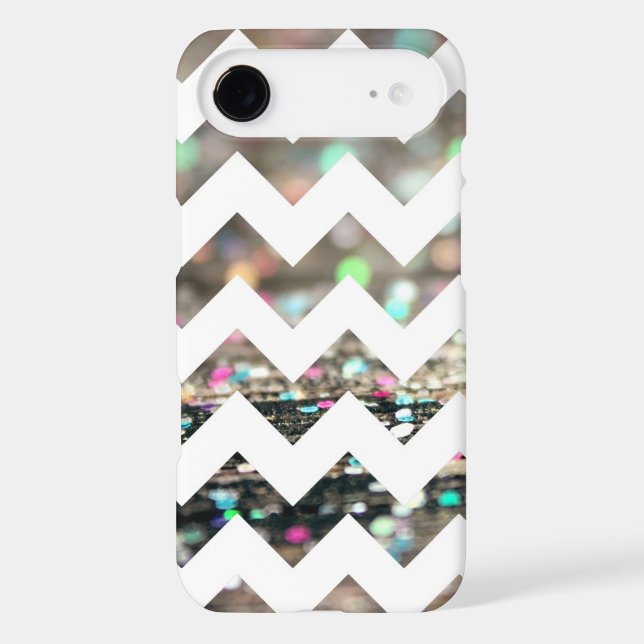 Glitter Chevron Pattern iPhone 6 case (Back)