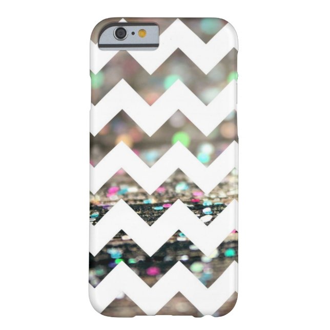 Glitter Chevron Pattern iPhone 6 case (Back)