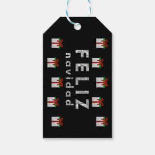 Glitter Christmas Gift Gift Tags