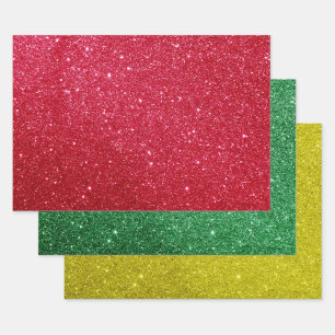 Glitter Christmas Wrapping Paper – Cute & Modern