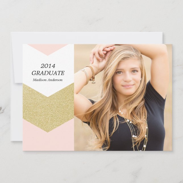 Glitter Collection | Graduation Announcement (Front)