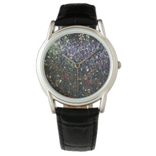 Glitter comet & stars watch