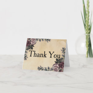 Glitter Confetti Faux Foil Thank You Card